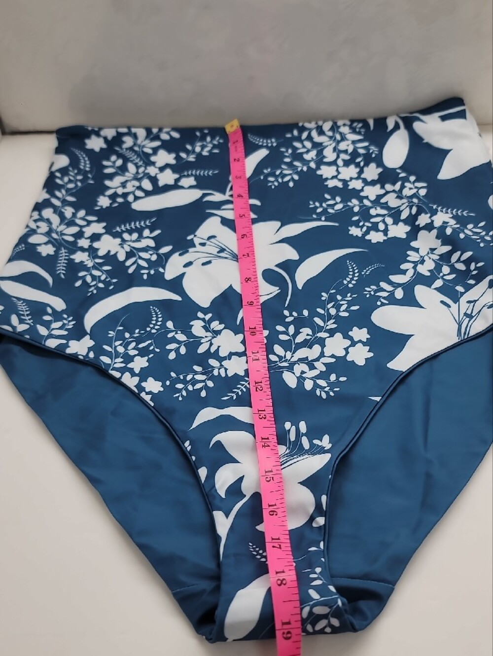 Baiia Nwt Tahiti Reversible High-Waisted Floral Bikini Bottom Size 12 - Picture 9 of 10